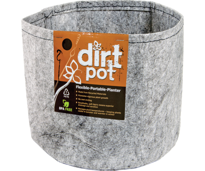 Sac de culture pour potager, d'un format de 5 gallons. Parfait pour les petits espaces et terrasses.