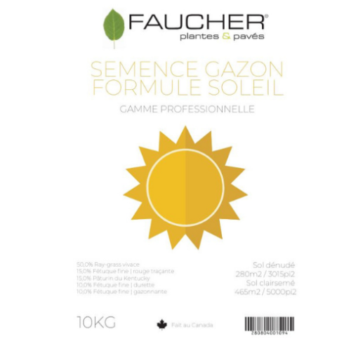 Semences à gazon Soleil - Faucher