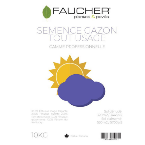 Semence à gazon tout usage - Faucher