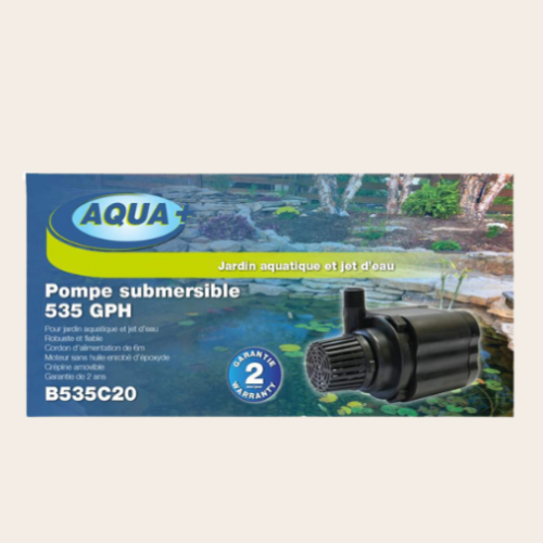 Pompe submersible pour bassin aquatique - 535GPH
