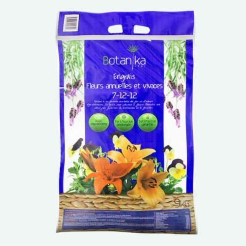 Engrais pour fleurs annuelles et vivaces - 7-12-12 - 9kg