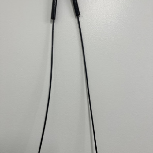 Attache pour arbre 4' noir - Cable gainé