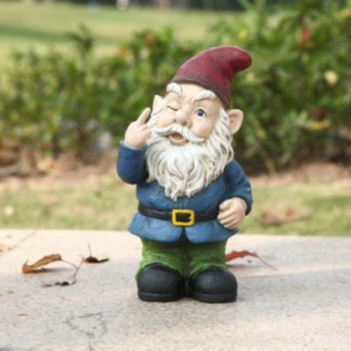 Gnome doigt d'honneur - HI-LINE