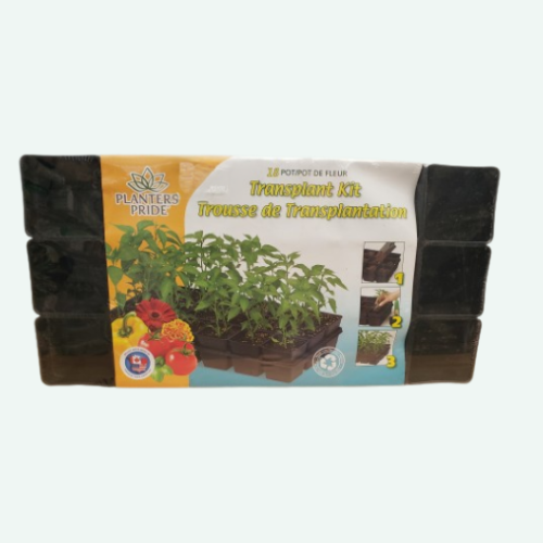 Trousse de transplantation pour 18 pots
