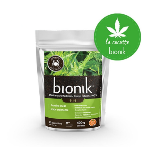 Engrais naturel stade croissance 6-1-5 cannabis - Bionik 