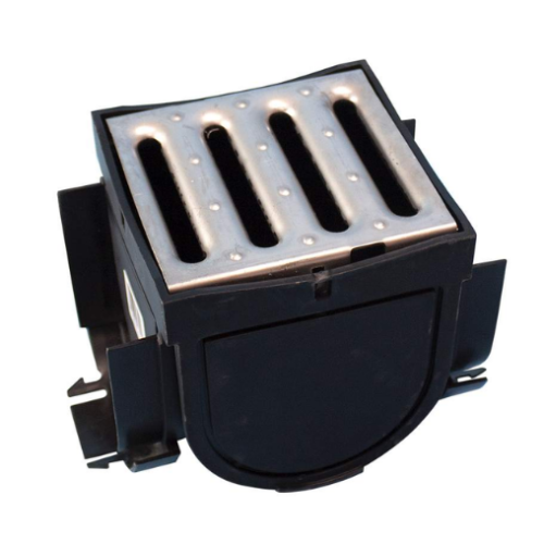 Adaptateur 4 voies avec grille d'acier inoxydable