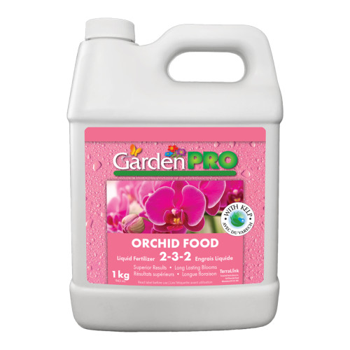 Engrais liquide pour orchidée 2-3-2 avec du varech - 1kg