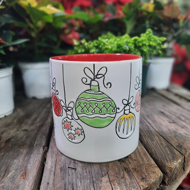 Pot "boules de Noël" - 5"