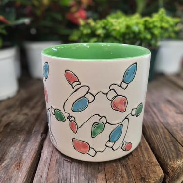 Pot "lumières de Noël" - 5"