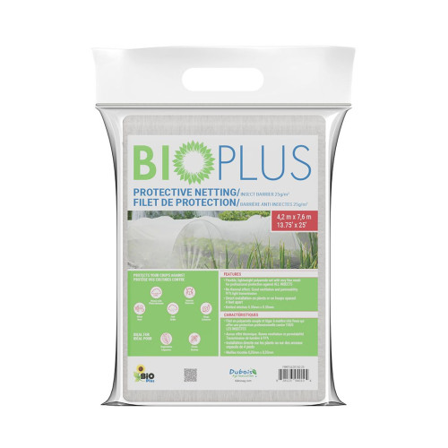 Filet de protection Anti-insecte Bio Plus - 2.1m x 7.6m - 25g/m2