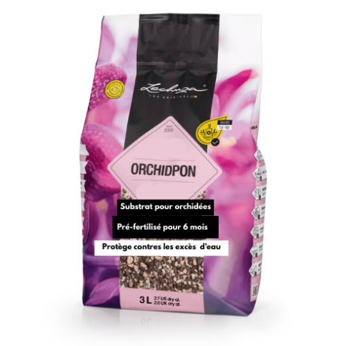 Substrat pour orchiée en sac 3L  - 'Orchid Pon' 
