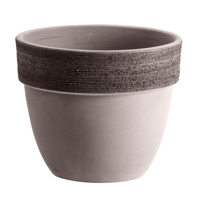 Pot en grès Patavium Grafiato - percé - 31cm