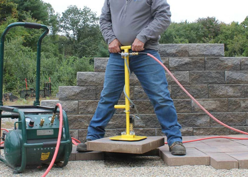 Ensemble d'aspiration pour pose de pavé - Poignée en T ES D3