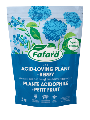 Engrais naturel pour petits fruits et plantes acidophiles - 4-1-4 - Fafard