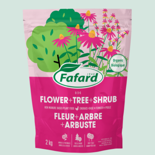 Engrais Biologique pour les fleurs - Arbres et arbustes - 6-3-6