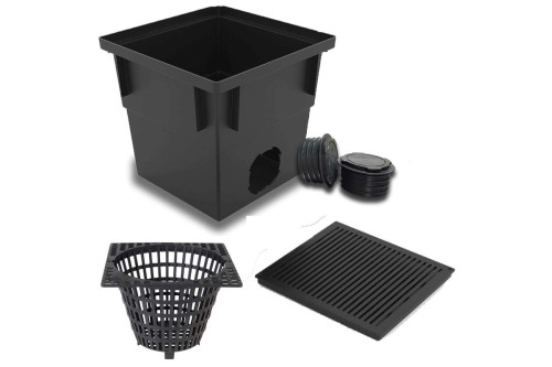 Ensemble de bassin pour captation 13"x13"x12"