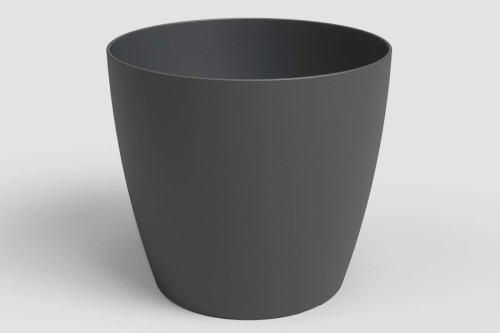 Pot en plastique San Remo - Anthracite - 25cm