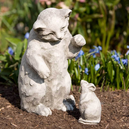 Statue ' Chaton Joueur' A-330