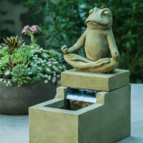 Mini-Fontaine Yoga Frog