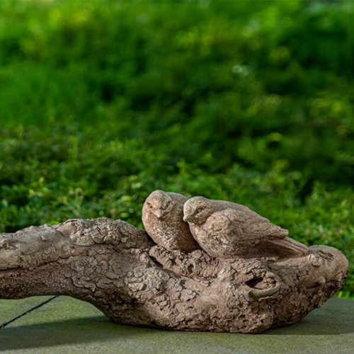 Statue 'Oiseau sur branche' - A -661