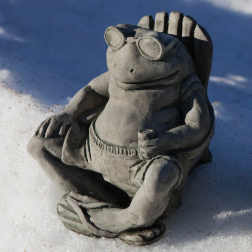 Statue grenouille 'Bud on the beach' - A - 570