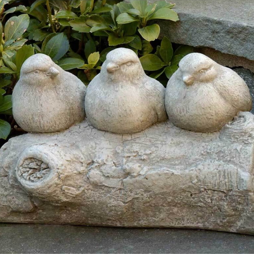 Statue 'Trois oiseaux sur une branche'  - A - 207