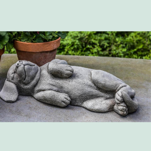 Statue 'Chien Belly Rubs' - A - 640