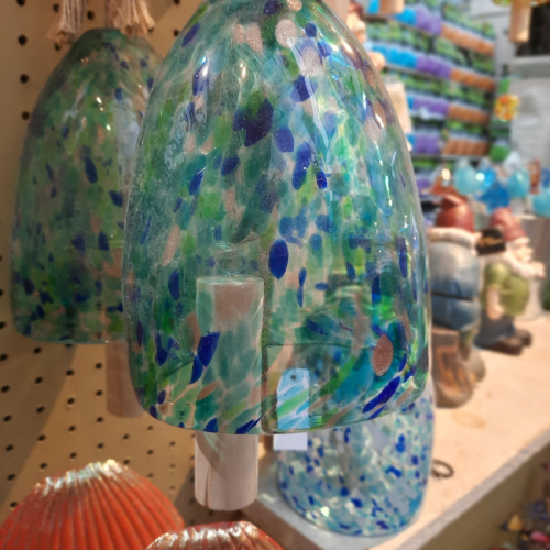 Carillon en verre - Turquoise