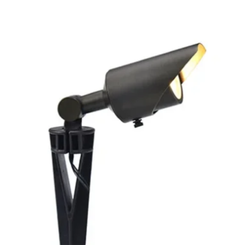 Luminaire compact à carénage réglable en laiton massif