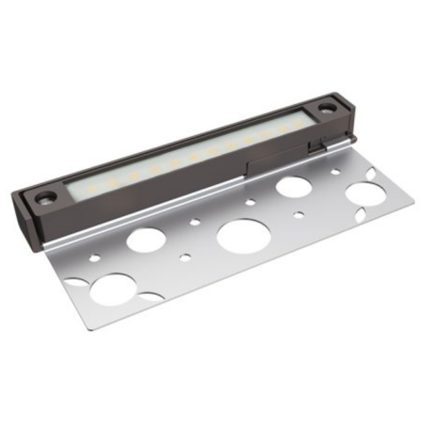 Luminaire en aluminium pour muret - 7po - 3W