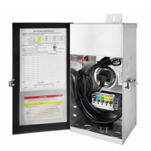 Transformateur basse tension Multi-tap - Acier inox