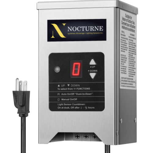 Transformateur basse tension digital - Acier inox