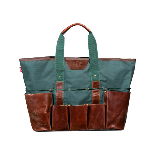 Felco - Sac de jardinage vert en cuir - Grand - F-481