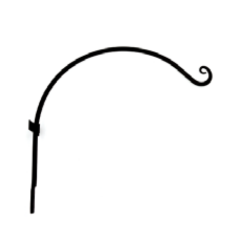 Support arche - insertion - Noir -16"