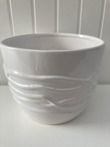 Cache-pot Valk en Céramique Blanc